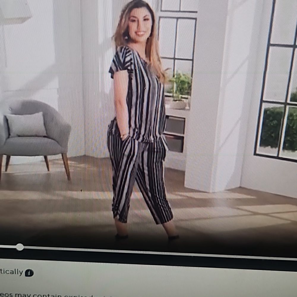 Susan Graver Liquid knit crop pants  XL A351078